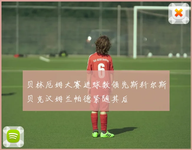 贝林厄姆大赛进球数领先斯科尔斯贝克汉姆兰帕德紧随其后
